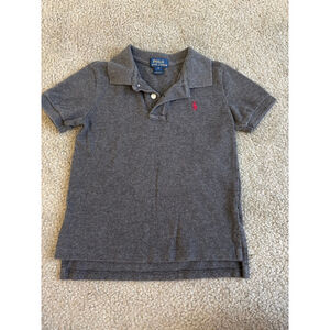 EUC Boys Youth Ralph Lauren Polo Shirt Burgundy Pony | Size 4